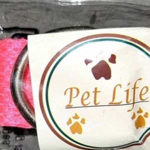 Pink Pet Life 360 Mesh Sporty Dog Collar - M/L